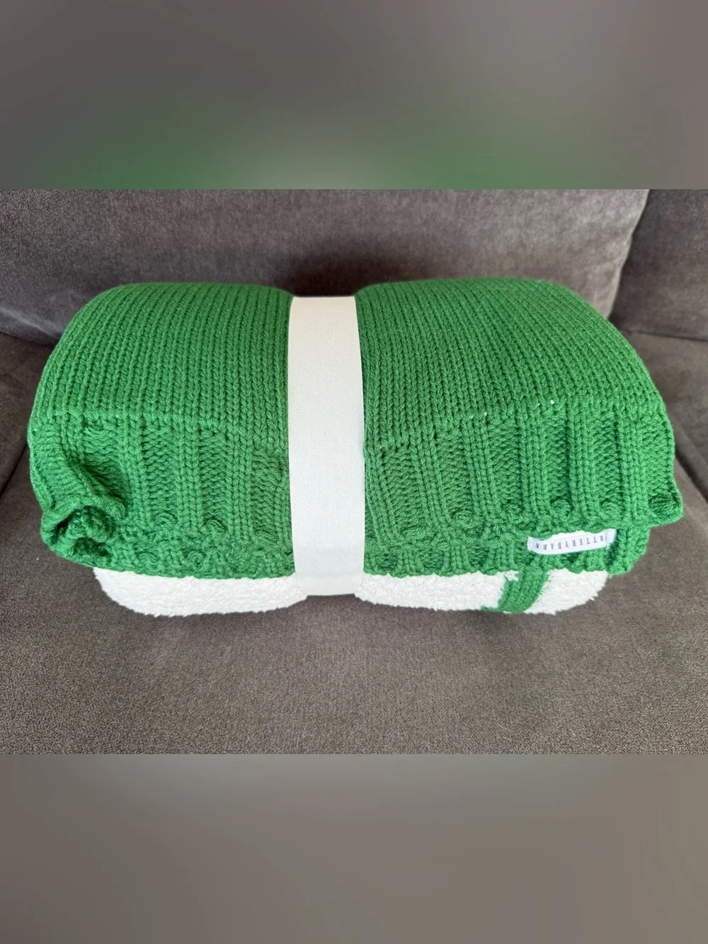 Pottery Barn Luck Of The Irish Jacquard Knit Throw
